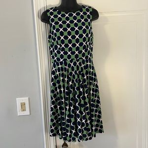 Donna Morgan Patterned Sleeveless Dress